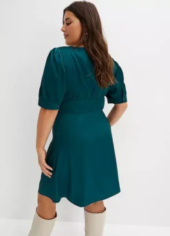 Satin Mini Dress -Lush Fit Store Satin Mini Dress928702FRSB W01