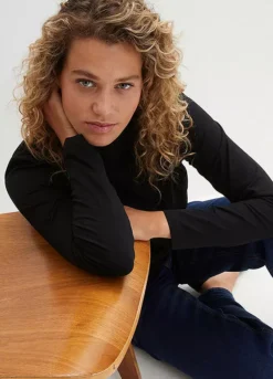 Seamless Poloneck Top -Lush Fit Store Seamless Poloneck Top928616FRSP W02