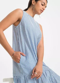 Seersucker Stripy Dress -Lush Fit Store Seersucker Stripy Dress940202FRSP W02