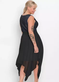 Sequin Bodice Party Dress -Lush Fit Store Sequin Bodice Party Dress976592FRSB W01