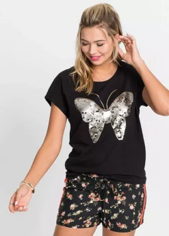 Sequin Butterfly Top -Lush Fit Store Sequin Butterfly Top921378FRSP