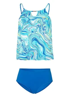 Set Of 2 Printed Tankini -Lush Fit Store Set of 2 Printed Tankini956626FRSC
