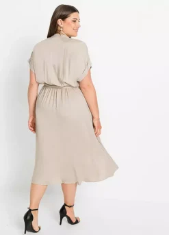 Shirt Midi Dress -Lush Fit Store Shirt Midi Dress930582FRSB W01