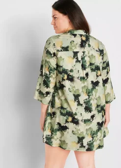 Short Shirt Dress -Lush Fit Store Short Shirt Dress973980FRSB W01