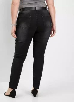 Skinny Pull-On Jeans -Lush Fit Store Skinny Pull On Jeans963082FRSB W01