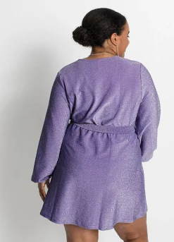 Sparkly Wrap Dress -Lush Fit Store Sparkly Wrap Dress971968FRSB W01