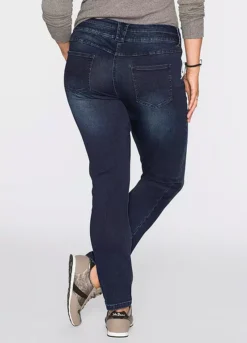 Straight Leg Shaper Jeans -Lush Fit Store Straight Leg Shaper Jeans905208FRSB W01