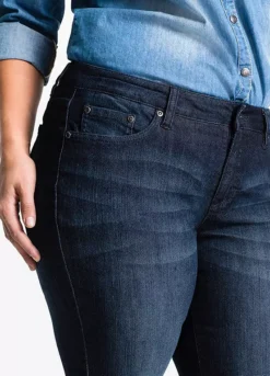 Stretchy Bootcut Jeans -Lush Fit Store Stretchy Bootcut Jeans935844FRSB W02