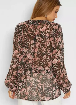 Tassel Tie Blouse -Lush Fit Store Tassel Tie Blouse974575FRSP W01