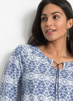 Tassel Tie Tunic -Lush Fit Store Tassel Tie Tunic958379FRSP W03