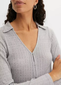 Textured Jersey Blouse -Lush Fit Store Textured Jersey Blouse947328FRSP W02