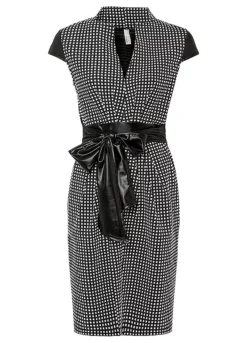 Tie Waist Checked Dress -Lush Fit Store Tie Waist Checked Dress911832FRSC
