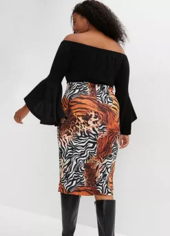 Tiger Print Dress -Lush Fit Store Tiger Print Dress940841FRSB W01