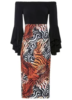 Tiger Print Dress -Lush Fit Store Tiger Print Dress940841FRSC