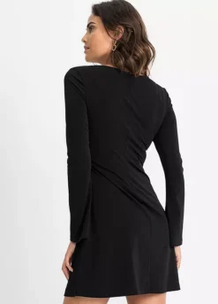 Trumpet Sleeve Mini Dress -Lush Fit Store Trumpet Sleeve Mini Dress962332FRSP W01