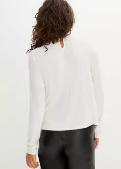 Twisted Collar Top -Lush Fit Store Twisted Collar Top924217FRSP W01