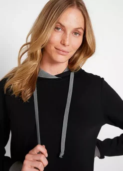 Two Tone Sweatshirt Dress -Lush Fit Store Two Tone Sweatshirt Dress936086FRSP W03