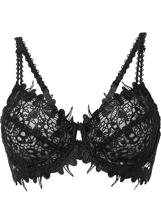 Underwired Embroidered Lace Full Cup Bra 4 Underwired Embroidered Lace Full Cup Bra - Image 2