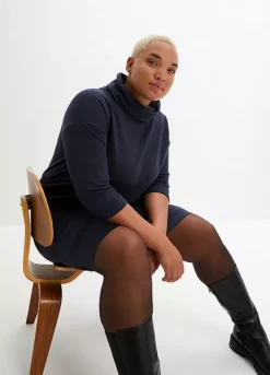 Wide Collar Jumper Dress -Lush Fit Store Wide Collar Jumper Dress962864FRSB W01