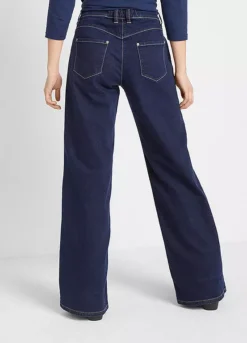 Wide Leg Jeans -Lush Fit Store Wide Leg Jeans928970FRSP W01