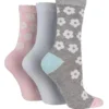 Wild Feet Ladies Pack Of 3 Socks -Lush Fit Store Wild Feet Ladies Pack of 3 Socks64R682FRSP