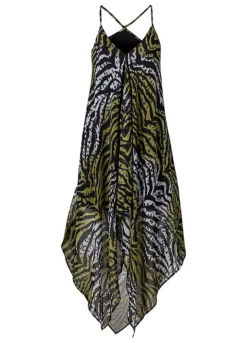 Zebra Print Beach Dress