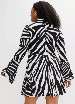 Zebra Stripe Dress -Lush Fit Store Zebra Stripe Dress930879FRSB W01