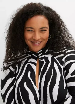 Zebra Stripe Dress -Lush Fit Store Zebra Stripe Dress930879FRSB W02