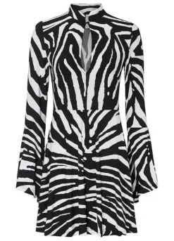 Zebra Stripe Dress -Lush Fit Store Zebra Stripe Dress930879FRSC