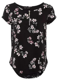 Zip Collar Top -Lush Fit Store Zip Collar Top911406FRSC