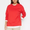Zip Detail Sweatshirt -Lush Fit Store Zip Detail Sweatshirt962176FRSP