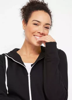 Zip Through Hoodie -Lush Fit Store Zip Through Hoodie904886FRSP W03