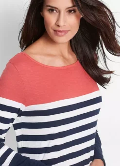 Bonprix Boat Neck T-Shirt -Lush Fit Store bonprix Boat Neck T Shirt961419FRSP W02