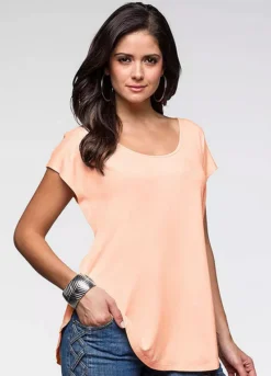 Bonprix Crochet Back T-Shirt -Lush Fit Store bonprix Crochet Back T Shirt932327FRSP W02