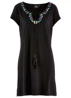 Bonprix Embroidered Tunic Dress -Lush Fit Store bonprix Embroidered Tunic Dress914260FRSC