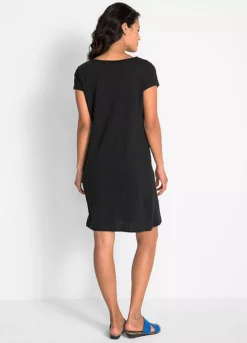 Bonprix Embroidered Tunic Dress -Lush Fit Store bonprix Embroidered Tunic Dress914260FRSP W01