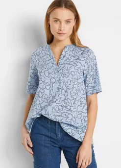 Bonprix Floral Print Tunic Top