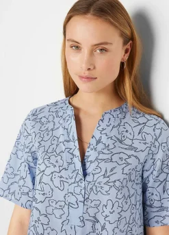 Bonprix Floral Print Tunic Top -Lush Fit Store bonprix Floral Print Tunic Top912302FRSP W02