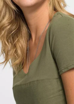 Bonprix Linen Blend Dress -Lush Fit Store bonprix Linen Blend Dress959341FRSP W02