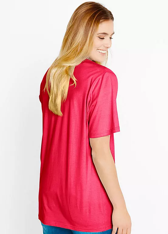 Bonprix Pack Of 5 Essential V-Neck T-Shirts 5 Bonprix Pack Of 5 Essential V-Neck T-Shirts - Image 3