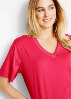 Bonprix Pack Of 5 Essential V-Neck T-Shirts 10 Bonprix Pack Of 5 Essential V-Neck T-Shirts -Lush Fit Store bonprix Pack of 5 Essential V Neck T Shirts920494FRSP W03